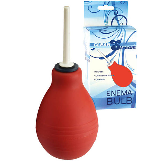 CleanStream Enema Bulb - Red Unisex Douche