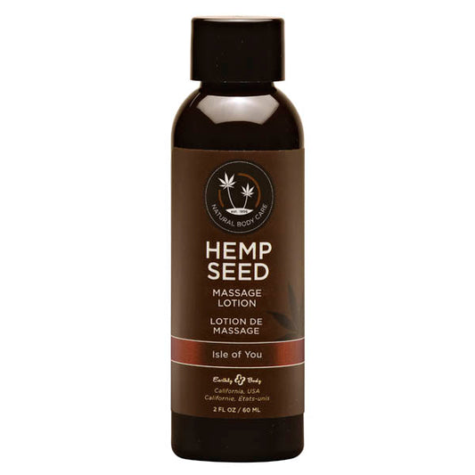 Hemp Seed Massage Lotion - Dreamsicle (Tangerine & Plum) Scented - 59 ml Bottle