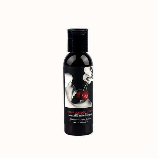 Edible Massage Lotion - Cherry - Cherry Flavoured Massage Lotion - 60 ml