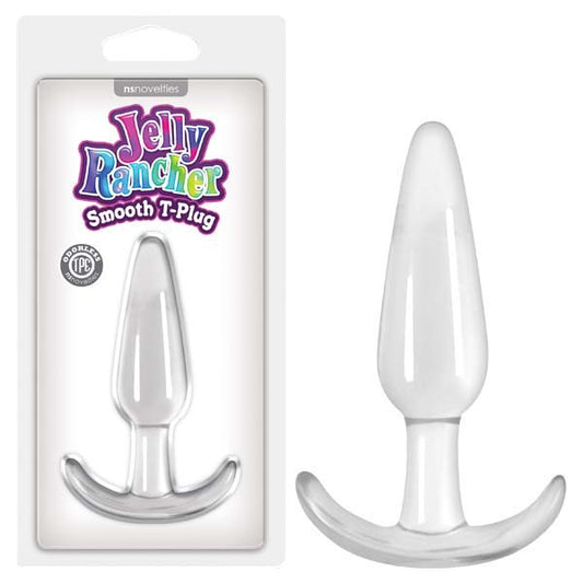 Jelly Rancher Smooth T-Plug - Clear 11 cm (4.3'') Butt Plug