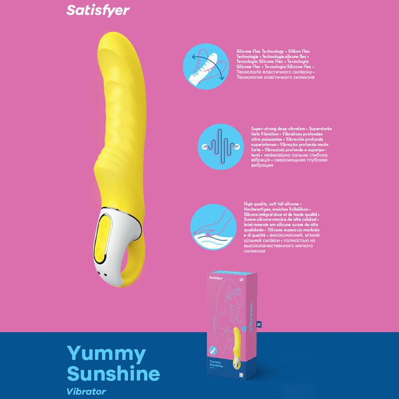 Satisfyer Vibes - Yummy Sunshine - Yellow USB Rechargeable Vibrator