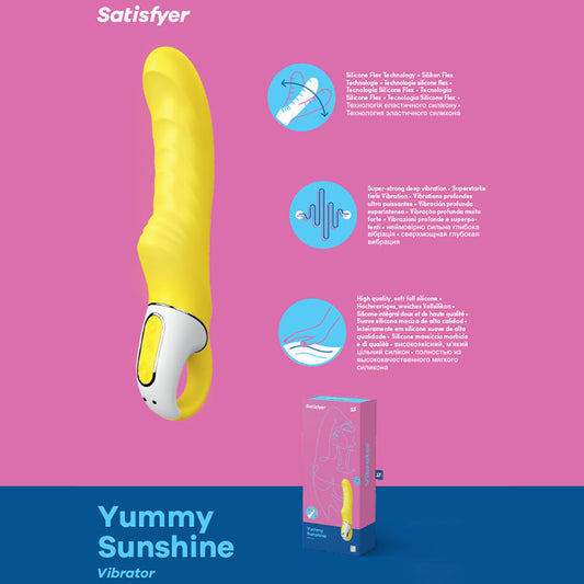 Satisfyer Vibes - Yummy Sunshine - Yellow USB Rechargeable Vibrator